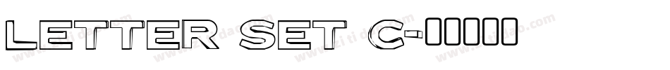Letter Set C字体转换